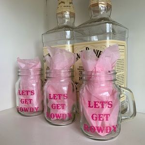 Cowgirl shot glasses